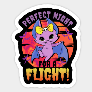 Halloween Bat Kawaii Style Fun Gift Sticker